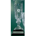 24% Lead Crystal Tall Vase Award (18")